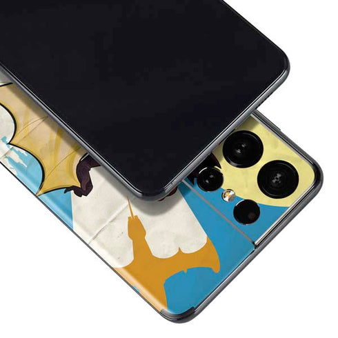 DC Comics Bombshells Batgirl- Fly Gotham City Airlines Galaxy S21 Ultra 5G Skin